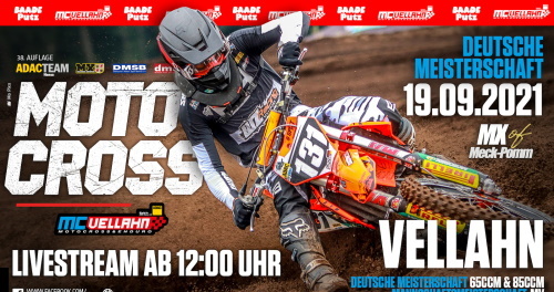 Sportdeutschland.tv überträgt Jugend DM & "MX of Meck/Pomm" aus Vellahn