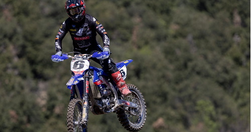 Benoit Paturel inside of the top ten in Trentino MXGP