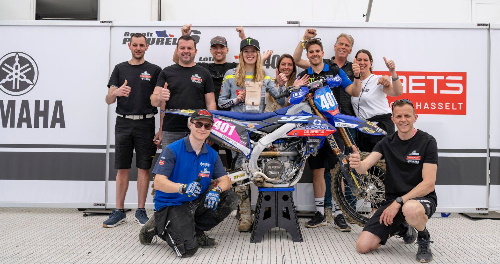 Lotte van Drunen on the podium in Spain, Paturel in the points